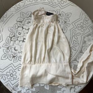 Silk Halter Top in Cream